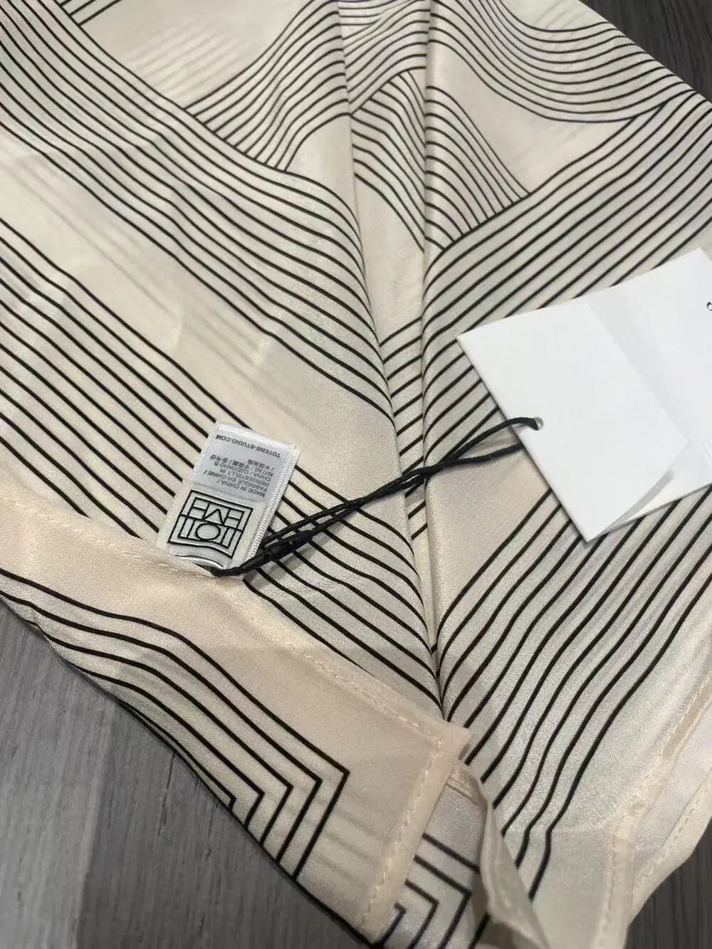 Toteme silk scarf